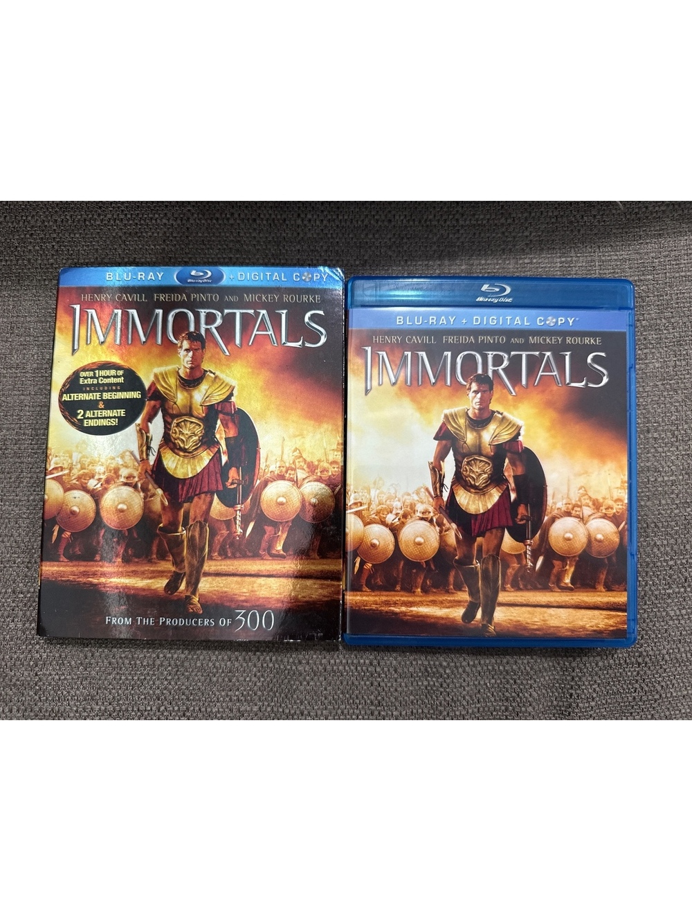 Immortals (Blu-ray, 2 Alt Open & End) Henry Cavill, Mickey Rourke, Stephen Dorff
